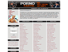 Tablet Screenshot of pornokartel.com